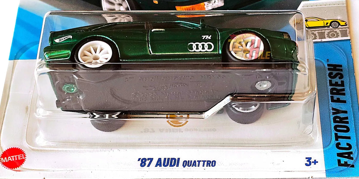 87 Audi Quattro Sth Super Treasure Hunt Hot Wheels Verde