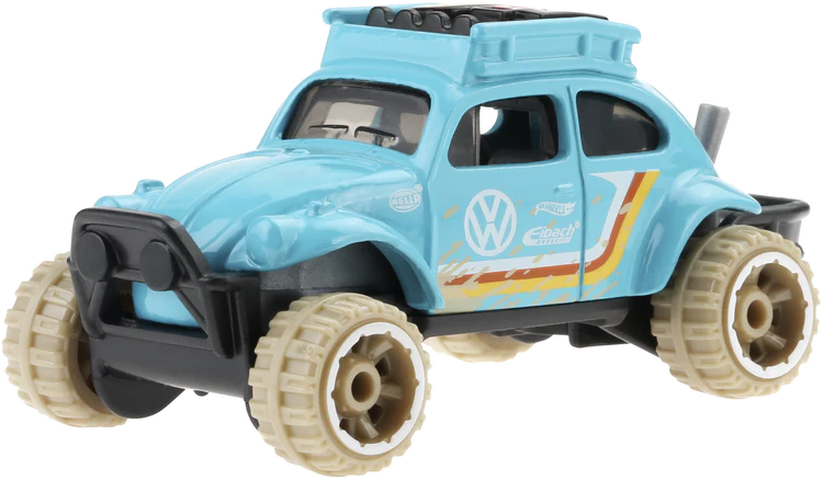Hot Wheels 2022 - Collector # 160/250 - Mud Studs 5/5 - Volkswagen "Baja Bug" - Aqua - USA