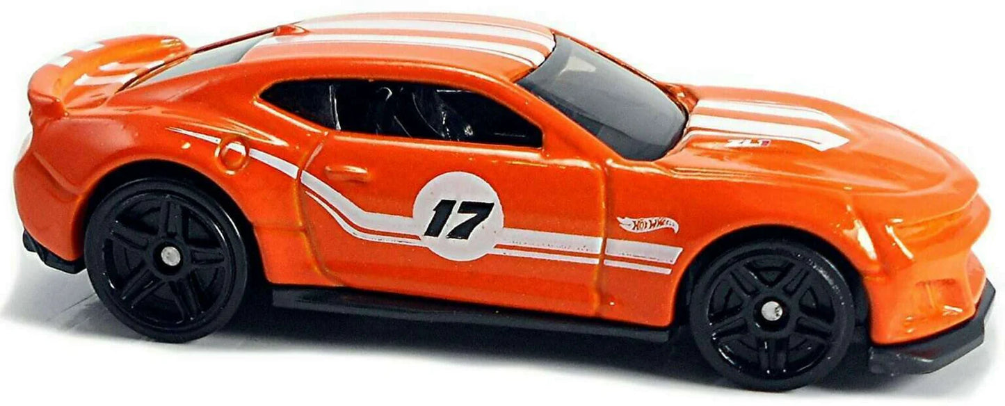 Hot Wheels 2021 - Collector # 154/250 - Then And Now 5/10 - 2017 Camaro ZL1 - Orange - USA Card Hot Wheels 2021 - Collector # 154/250 - Then And Now 5/10 - 2017 Camaro ZL1 - Orange - USA Card