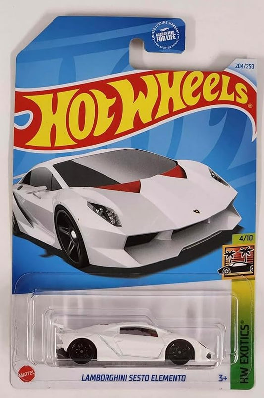 Hot Wheels Lamborghini Sesto Elemento 204/250 Blanco