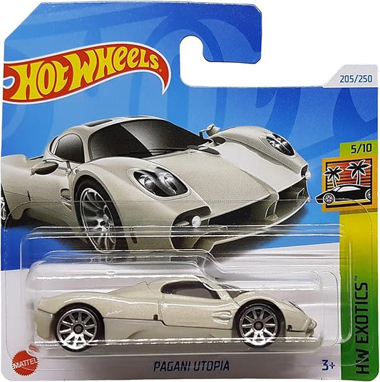 Hot Wheels - Pagani Utopia - HW Exotics 5/10 - HRY83 - Tarjeta corta - Super deportivo - Mattel 2024-1:64