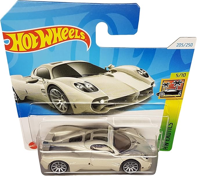 Hot Wheels - Pagani Utopia - HW Exotics 5/10 - HRY83 - Tarjeta corta - Super deportivo - Mattel 2024-1:64