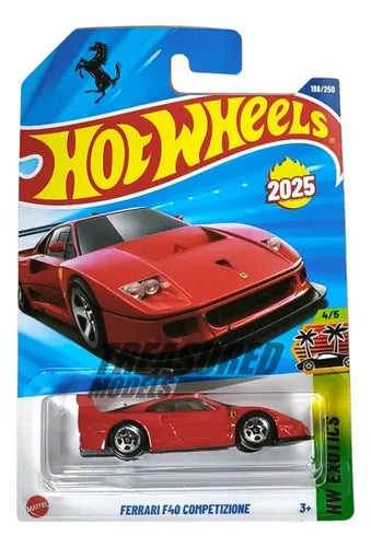 HOT WHEELS - FERRARI F40 COMPETIZIONE (2025) - HW EXOTICS 4/5