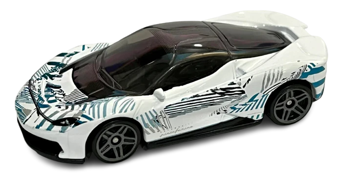 Hot Wheels 2023 - Collector # 108/250 - HW Green Speed 05/10 - Automobile Pininfarina Battista - Bianco Sestriere (White)