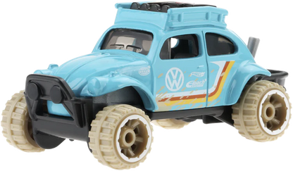 Hot Wheels 2022 - Collector # 160/250 - Mud Studs 5/5 - Volkswagen "Baja Bug" - Aqua - USA