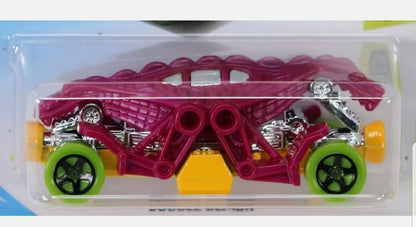 Hot Wheels 2018 - Collector # 230/365 - Dino Riders 4/5 - Double Demon - Purple - IC